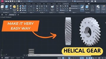 Mastering AutoCAD 2026 Helical Gears Made EASY