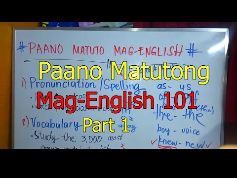 Video: Kung Saan Pupunta Upang Matuto Ng Ingles