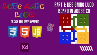 Let's Make Ludo - Part 1 - Designing Ludo Board in Adobe Xd