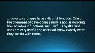 Mobile Loyalty Programs -- The Seven Advantages Of Having A Loyalty Card App