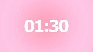 1 Minute 30 Second Timer 🌸 No Music | 1 Minute 30 Second Aesthetic Countdown Timer | 1m30s Timer