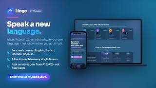 Lingo by Myndaq - Speak a New Language with an AI Coach