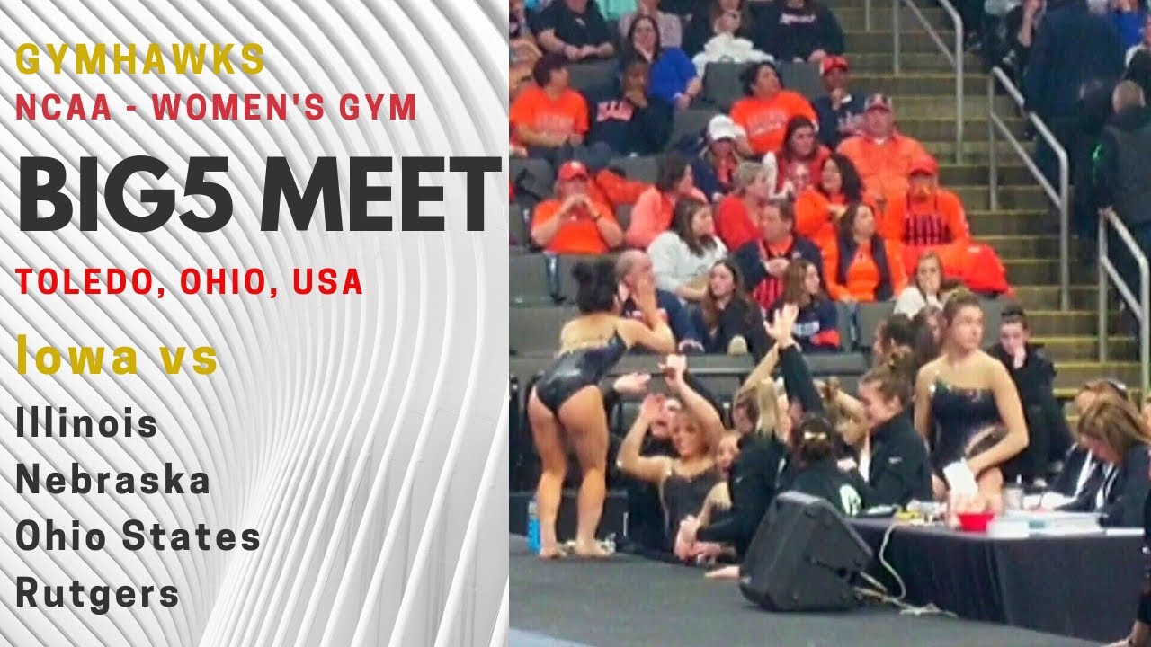 NCAA 2020 Women's gymnastics BIG5, Toledo, Ohio, USA YouTube