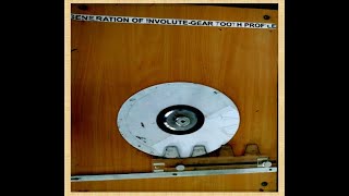 Involute gear tooth profile generation using rack cutter (modified)