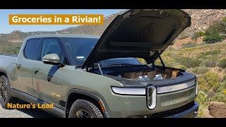 Groceries in a Rivian: The Power of the Frunk