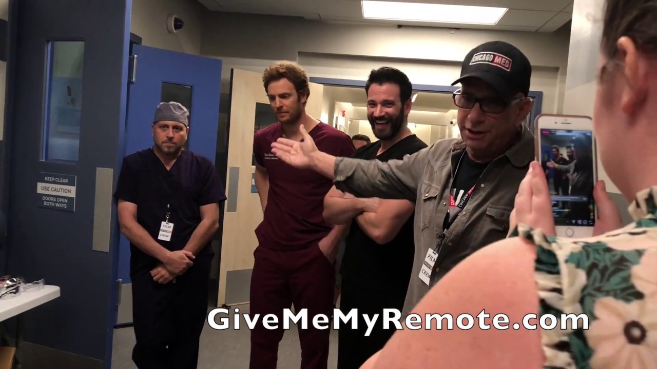 Chicago Med Colin Donnell And Nick Gehlfuss Show Off The Set Part 2 Youtube