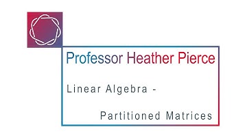 Partitioned Matrices