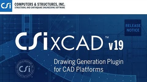 How to install CSIxCAD 19