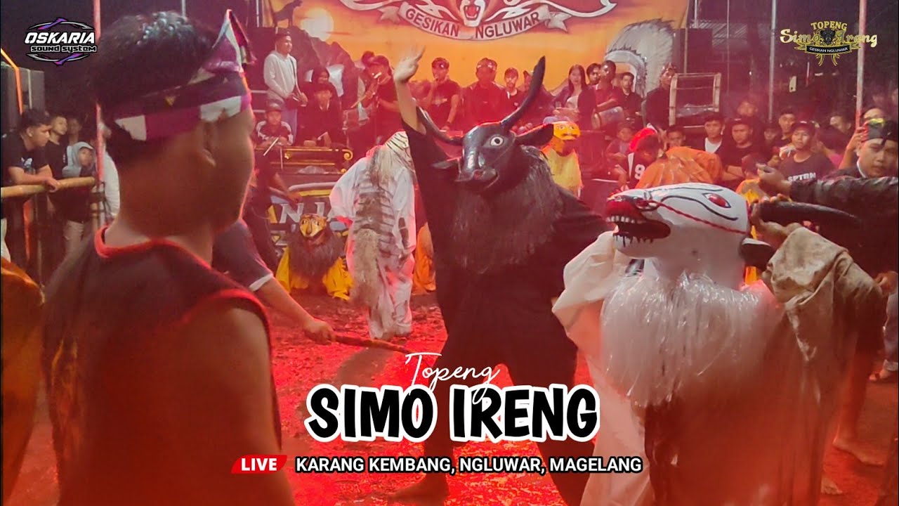 ANJAS MOTOR DUWE GAWE | KEWANAN TOPENG SIMO IRENG LIVE KARANG KEMBANG, NGLUWAR | OSKARIA AUDIO
