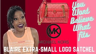 Michael Kors Blaire Extra-Small Logo Satchel ☆ See What Fits In My Bag ☆ Mod Shots