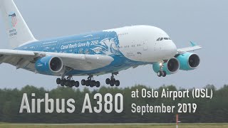 Airbus A380 at Oslo Airport (OSL)