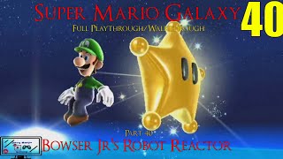 Super Mario Galaxy (Wii) Part 40: Bowser Jrs Robot Reactor (Luigi)