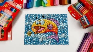 mosaic drawing pens connector technique