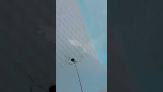 Using testing dye on a thermoplastic steps