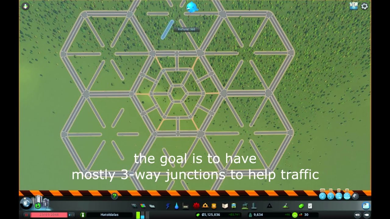 How To Build Hexagonal Grids In Cities Skylines YouTube How To Build Hexagonal Grids In Cities Skylines YouTube