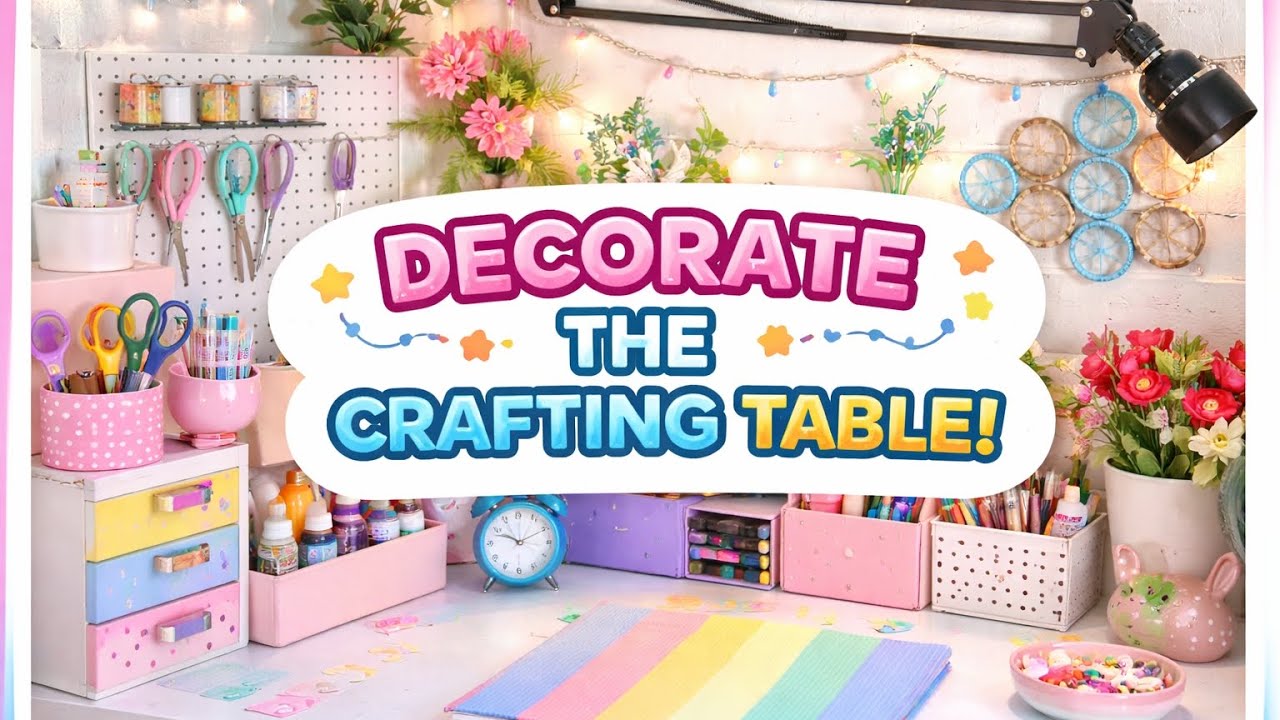 Crafting table makeover ♥️🤗