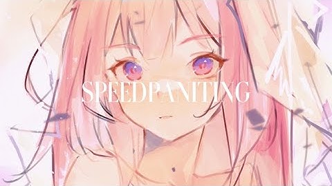【Speed Painting】Procreate日系厚塗 繪圖過程｜🌸縮時繪畫