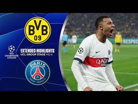Borussia Dortmund vs. PSG: Extended Highlights | UCL Group Stage MD 6 | CBS Sports Golazo
