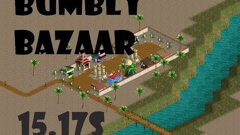 OpenRCT2 Speedrun - Bumbly Bazaar 15.17s