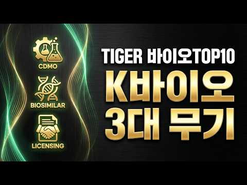 한국 바이오가 진짜 잘하는 것 3가지, ETF 하나로 보기 (TIGER 바이오TOP10)