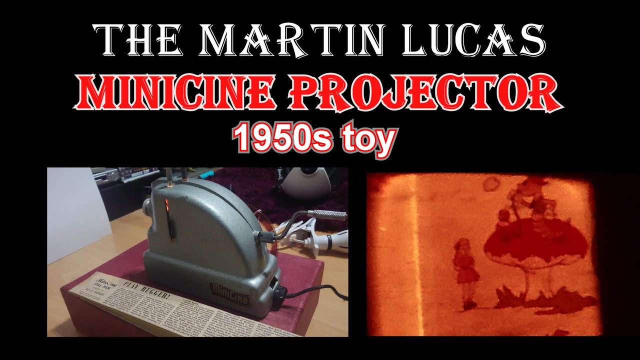 1950s Martin Lucas Ltd. MiniCine Projector - 'Alice In Wonderland'