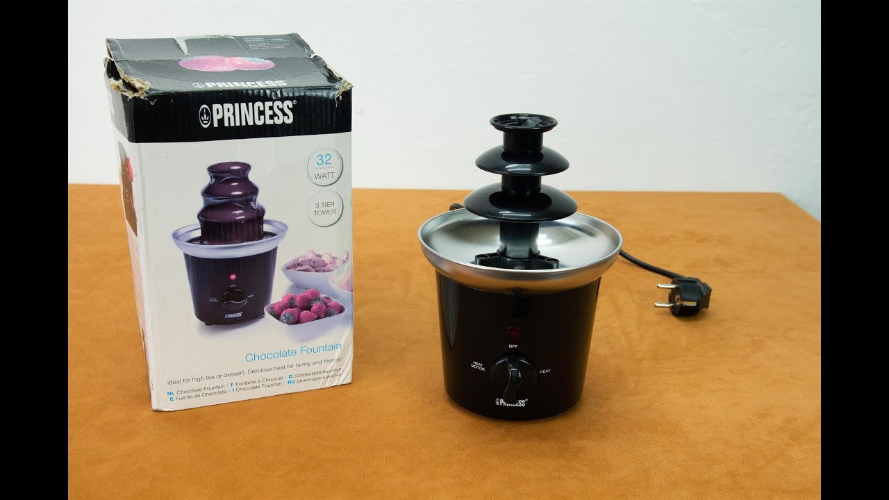 Шоколадный фонтан PRINCESS Chocolate Fountain YouTube