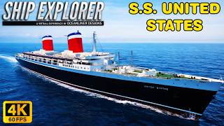 SHIP EXPLORER | Virtual Tour of the SS UNITED STATES | 4K