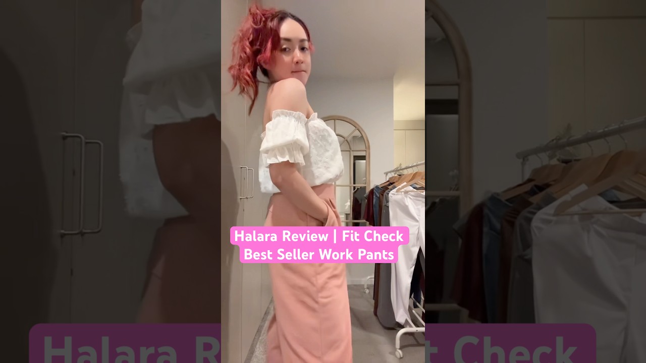 Halara Review | Fit Check | Bestseller Work-pants+20 % discount. 