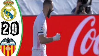 شاهد ملخص اهداف مباراة ريال مدريد اليوم و فالنسيا 2-0 / هدف بنزيما العالمي ️