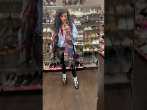 In tk maxx trying on brogues & solovair sandals