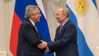 Declaraciones del presidente y su par ruso, Valdímir Putin, tras la reunión que sostuvieron.