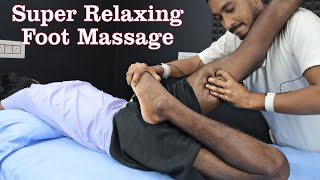 Relaxing Foot Massage With Lots Of Tingles | ASMR Leg Massage Foot Massage For Work Stress Relief