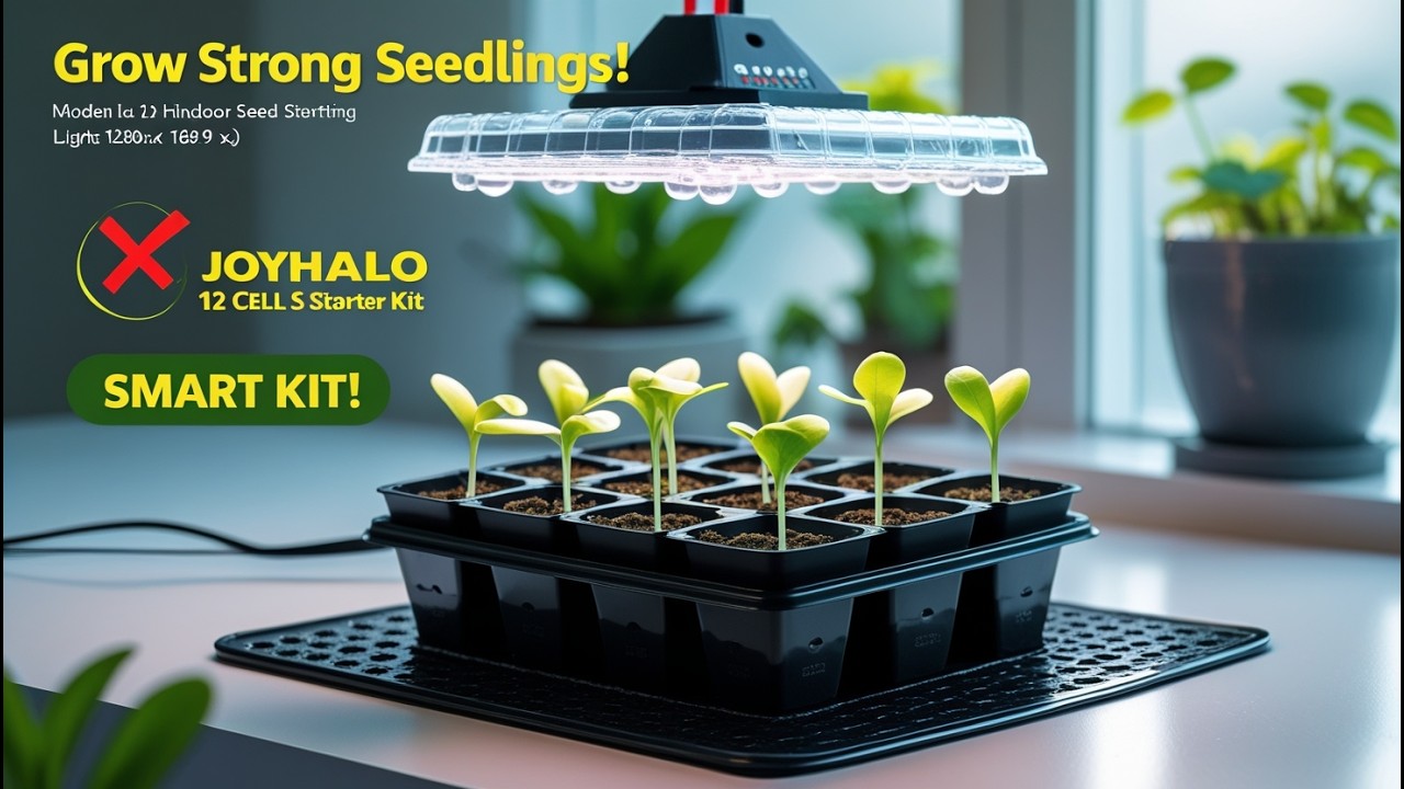 Joyhalo Seed Starter Kit Review 2025 – Grow Strong Seedlings in 3 Steps! 