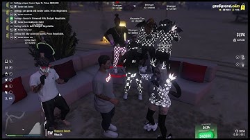 `Beach Party in Grand RP Full Masti Admin Gangs Server 1