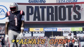 Patriots (5-2) vs Broncos (4-3) Week 8 Simulation | Madden 27 Rosters