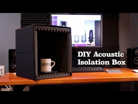 Diy Acoustic Isolation Box Youtube