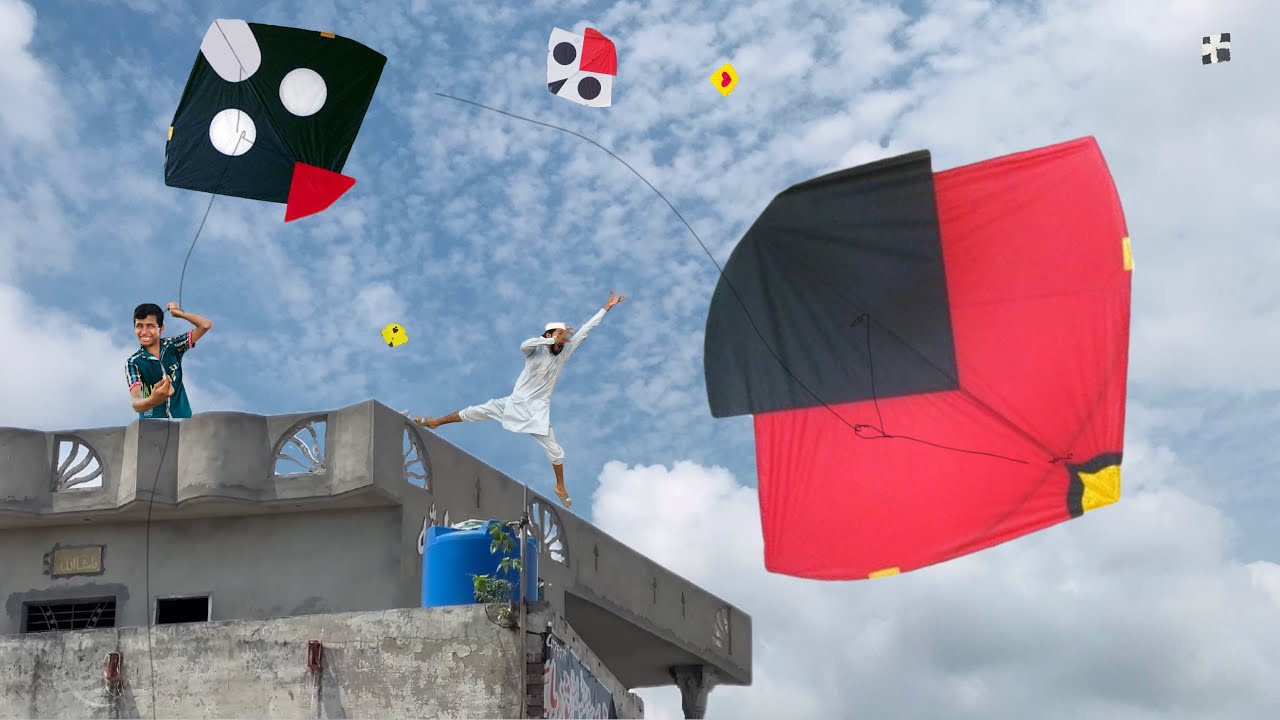 Kite Flying Boys Vs kite Caught Fight | patang bazz