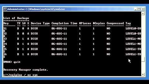 Oracle DBA Justin - How to perform a differential incremental Oracle database backup