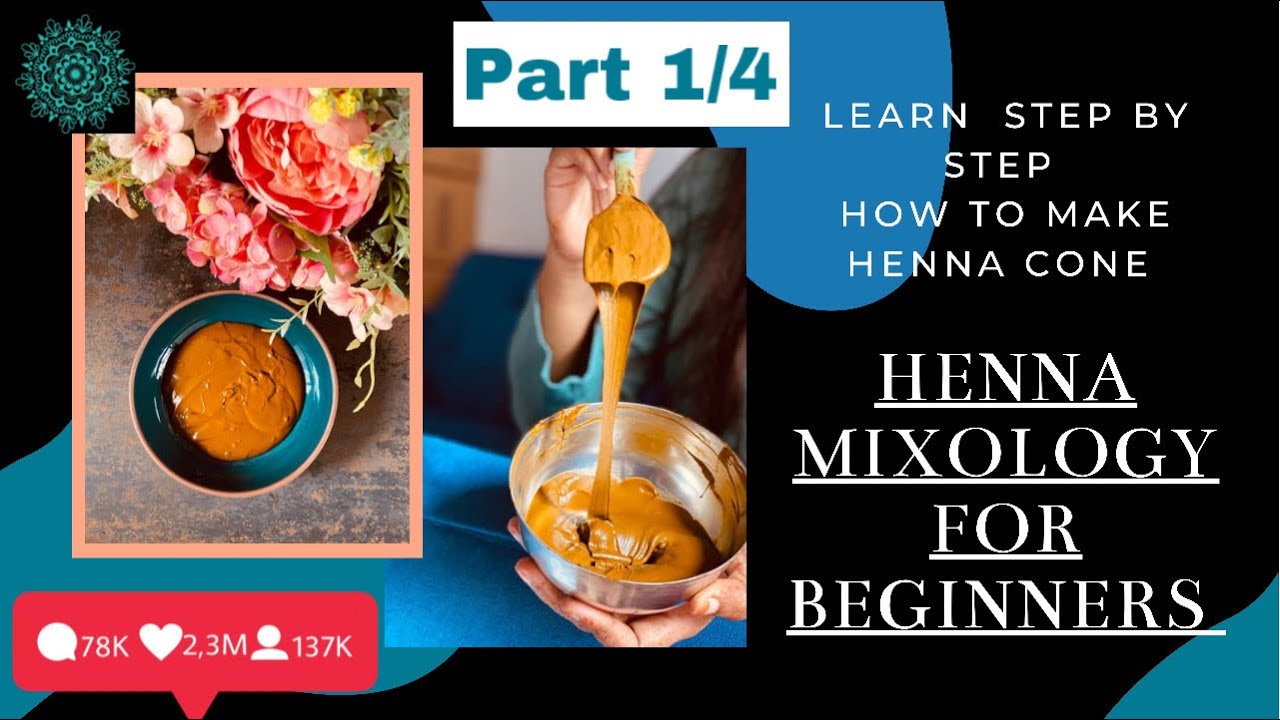 Henna mixology tutorial learn to cut cello sheet at home & Rolle cones in 4 easy methods