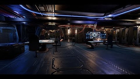 Making of Space station 3ds max Unreal engine tutorial final part