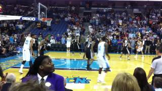 Anthony Davis First Basket in the NBA