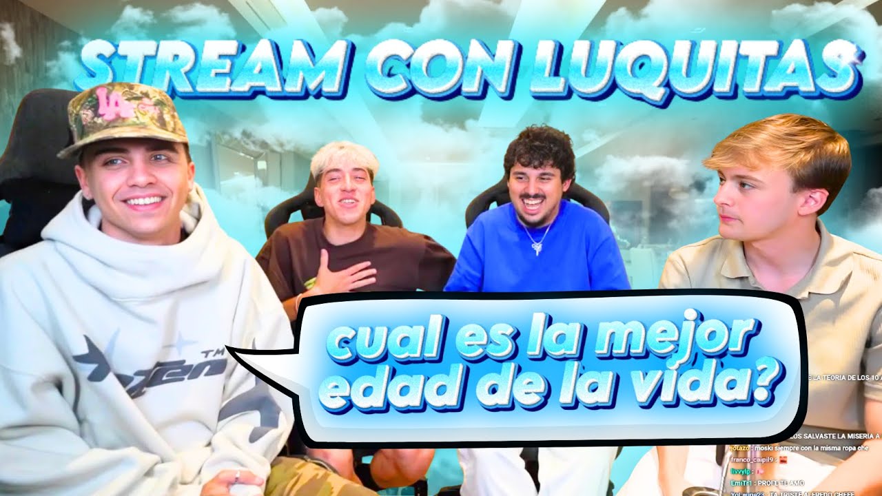 Mernuel y Luquitas Rodrigez ¿Cuál es la Mejor edad de la Vida? - Charla con Moski y Bauleti