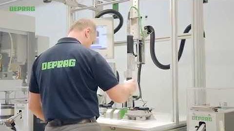 Handheld screw feeding demonstration using DEPRAG
