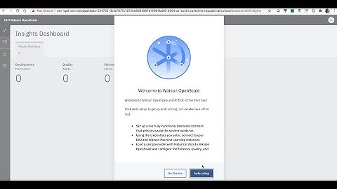 Set up OpenScale on Cloud Pak for Data