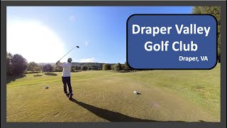 [미국 골프장] 숲속 같은 Draper Valley Golf Club - 미국 버지니아 Draper에서 초보 골퍼의 솔로 골프