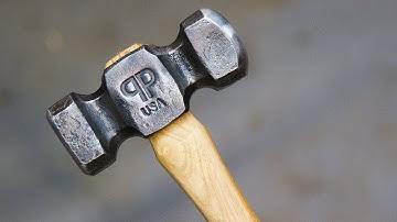 How to Forge a Rounding Hammer - Blacksmithing