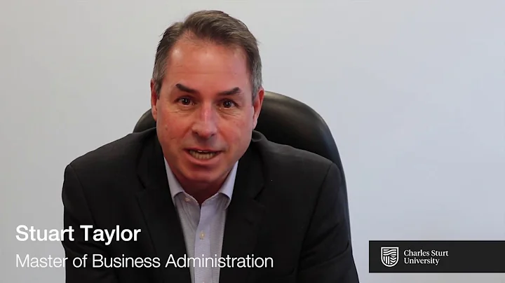 How Stuart Taylor radically changed careers with an online MBA at Charles Sturt_