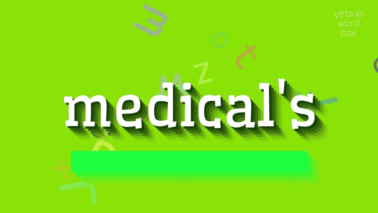 How To Say medical s High Quality Voices YouTube