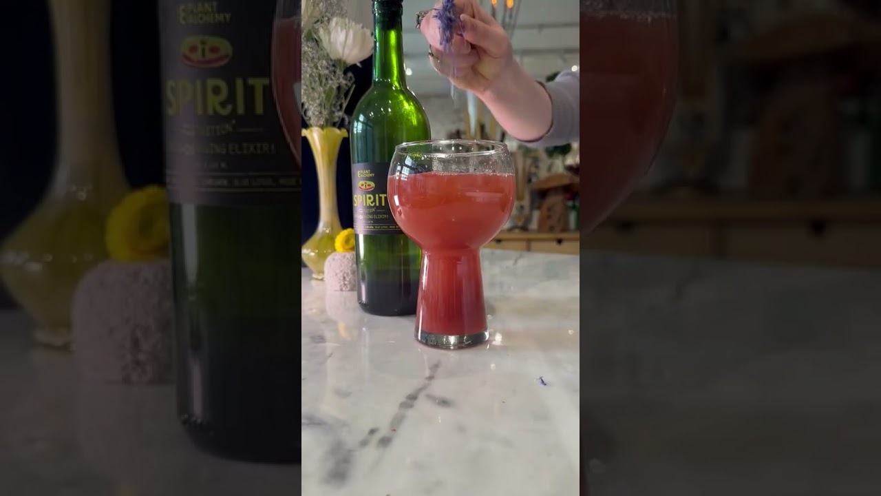 Alcohol-Free Herbal Elixir Spritz | Natural Energy Drink Alternative 🌱