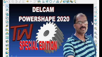 MAKE A GEAR IN DELCAM